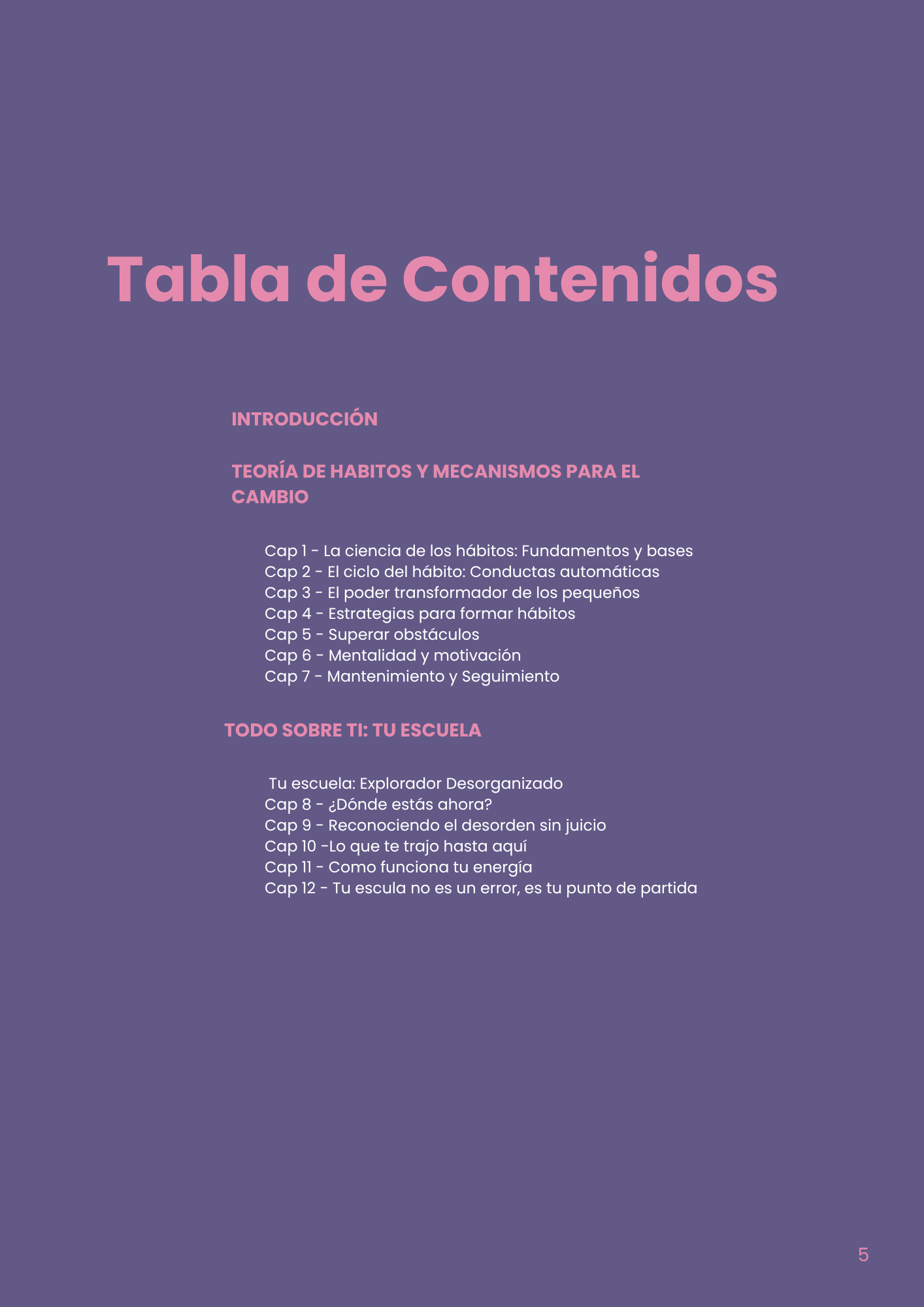 Libro “Explorador Desorganizado” – Edición Morado y Rosa