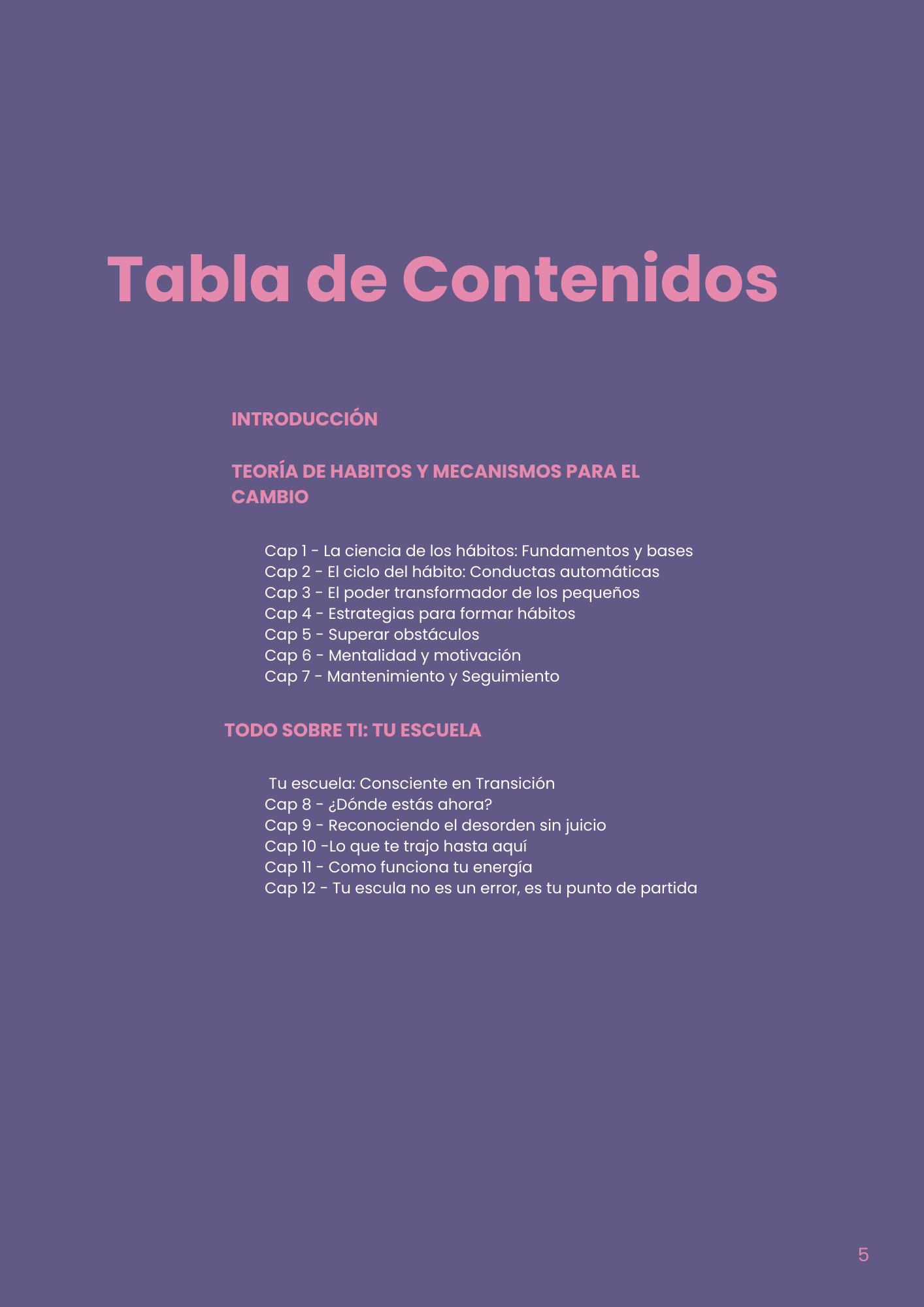 Libro “Consciente en Transición” – Edición Morado y Rosa