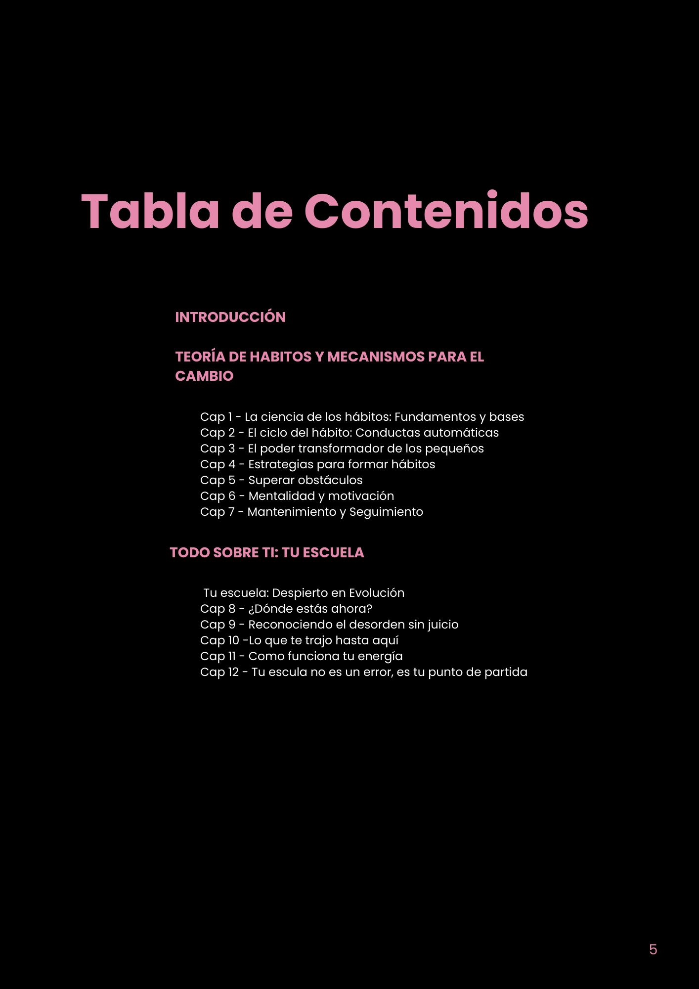 Libro "Despierto en Evolución" - Edición Negro y Rosa